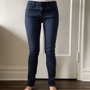 Faded Black Rag & Bone Dre Low-Rise Slim Boyfriend Straight Legged Jeans